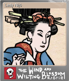 Series 1 - Card 8 of 8 - Lady Nijō
