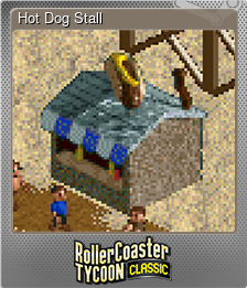 Series 1 - Card 2 of 5 - Hot Dog Stall