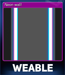 Series 1 - Card 1 of 5 - Neon wall!