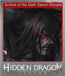 Series 1 - Card 1 of 8 - School of the Dark Sword Disciple