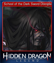 Series 1 - Card 1 of 8 - School of the Dark Sword Disciple
