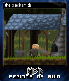 Series 1 - Card 6 of 8 - the blacksmith