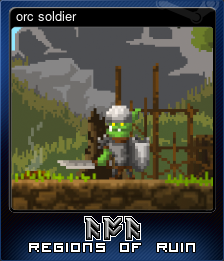 Series 1 - Card 4 of 8 - orc soldier