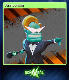 Series 1 - Card 1 of 8 - Announcer