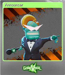 Series 1 - Card 1 of 8 - Announcer