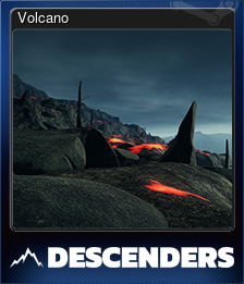 Series 1 - Card 5 of 5 - Volcano