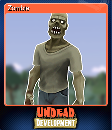 Series 1 - Card 1 of 7 - Zombie