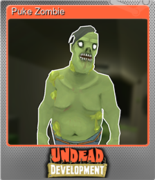 Series 1 - Card 2 of 7 - Puke Zombie