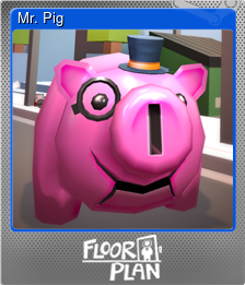 Series 1 - Card 6 of 6 - Mr. Pig