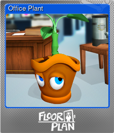 Series 1 - Card 3 of 6 - Office Plant