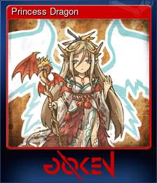Series 1 - Card 1 of 6 - Princess Dragon