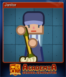 Series 1 - Card 12 of 15 - Janitor
