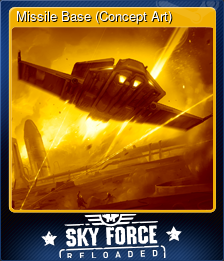 Series 1 - Card 6 of 8 - Missile Base (Concept Art)