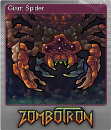 Series 1 - Card 3 of 6 - Giant Spider