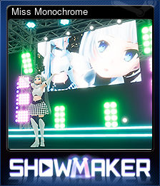 Series 1 - Card 1 of 5 - Miss Monochrome