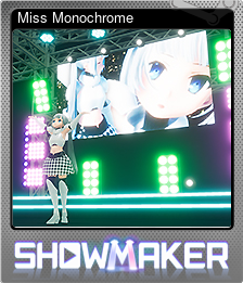 Series 1 - Card 1 of 5 - Miss Monochrome