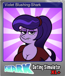 Series 1 - Card 4 of 7 - Violet Blushing-Shark