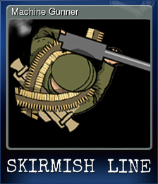 Series 1 - Card 6 of 15 - Machine Gunner