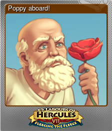 Series 1 - Card 4 of 7 - Poppy aboard!