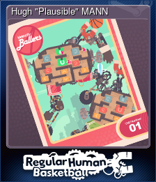 Series 1 - Card 1 of 5 - Hugh "Plausible" MANN