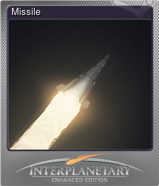 Series 1 - Card 5 of 12 - Missile
