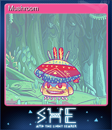 Series 1 - Card 4 of 8 - Mushroom