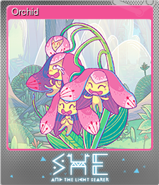 Series 1 - Card 3 of 8 - Orchid