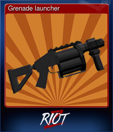 Series 1 - Card 4 of 5 - Grenade launcher