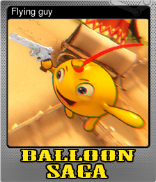 Series 1 - Card 7 of 12 - Flying guy