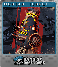 Series 1 - Card 2 of 8 - M O R T A R     T U R R E T
