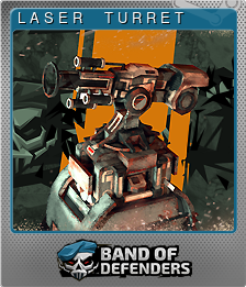 Series 1 - Card 1 of 8 - L A S E R     T U R R E T
