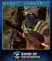 Series 1 - Card 7 of 8 - B A N D I T     G U N M A N