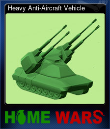Series 1 - Card 8 of 9 - Heavy Anti-Aircraft Vehicle