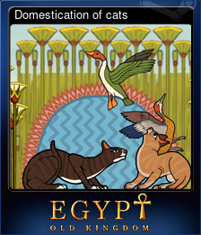 Series 1 - Card 7 of 12 - Domestication of cats