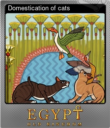 Series 1 - Card 7 of 12 - Domestication of cats