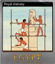 Series 1 - Card 1 of 12 - Royal statuary