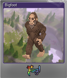 Series 1 - Card 1 of 5 - Bigfoot