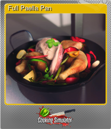 Series 1 - Card 1 of 7 - Full Paella Pan