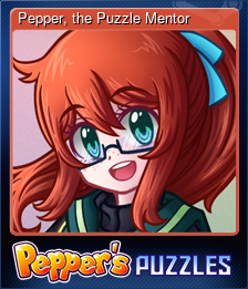 Series 1 - Card 4 of 5 - Pepper, the Puzzle Mentor