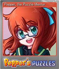 Series 1 - Card 4 of 5 - Pepper, the Puzzle Mentor
