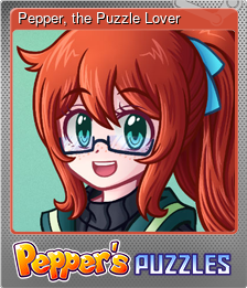 Series 1 - Card 5 of 5 - Pepper, the Puzzle Lover