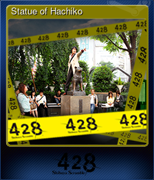 Series 1 - Card 2 of 8 - Statue of Hachiko