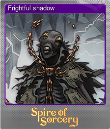 Series 1 - Card 10 of 15 - Frightful shadow