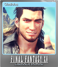 Series 1 - Card 4 of 6 - Gladiolus