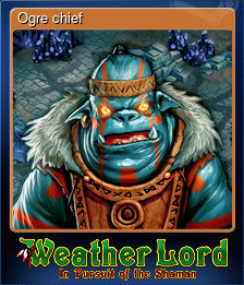 Series 1 - Card 5 of 6 - Ogre chief