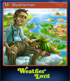 Series 1 - Card 1 of 6 - Mr. Weatherman