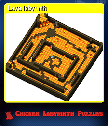 Series 1 - Card 2 of 5 - Lava labyrinth