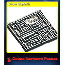 Snow labyrinth