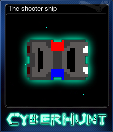 Series 1 - Card 4 of 8 - The shooter ship