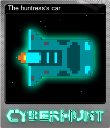 Series 1 - Card 1 of 8 - The huntress's car